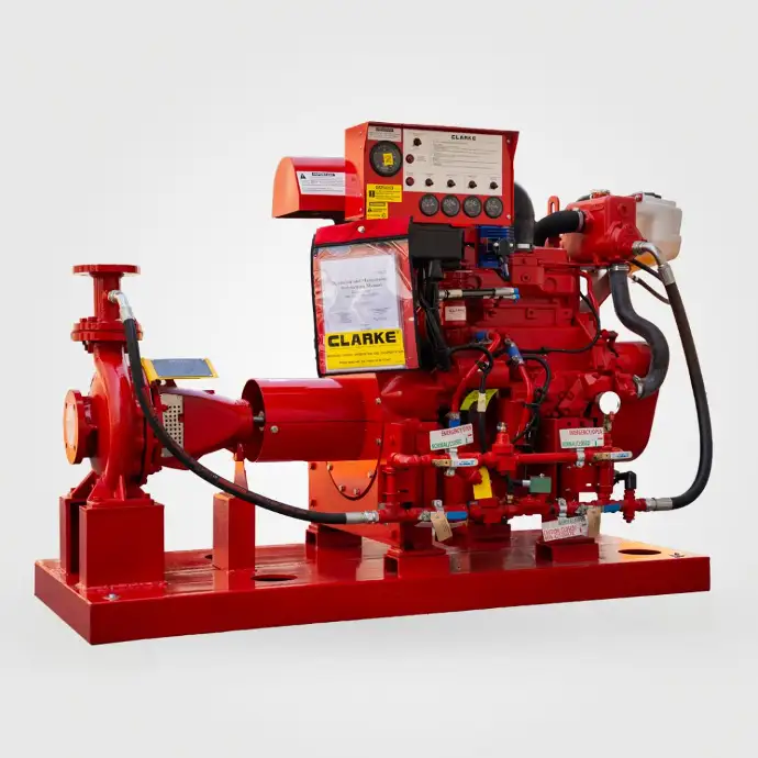 Bristol fire pump with Clarke motor